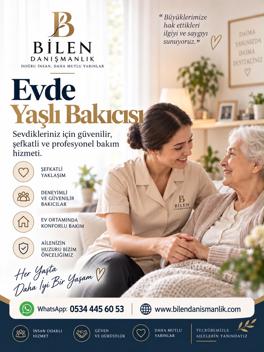 Türkiye'de Evde Yaşlı Bakım Hizmetleri ve Yaşlı Bakıcısı Özellikleri